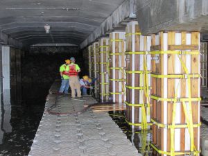 Precon Marine Pile Inspection for emergency bridge repairs