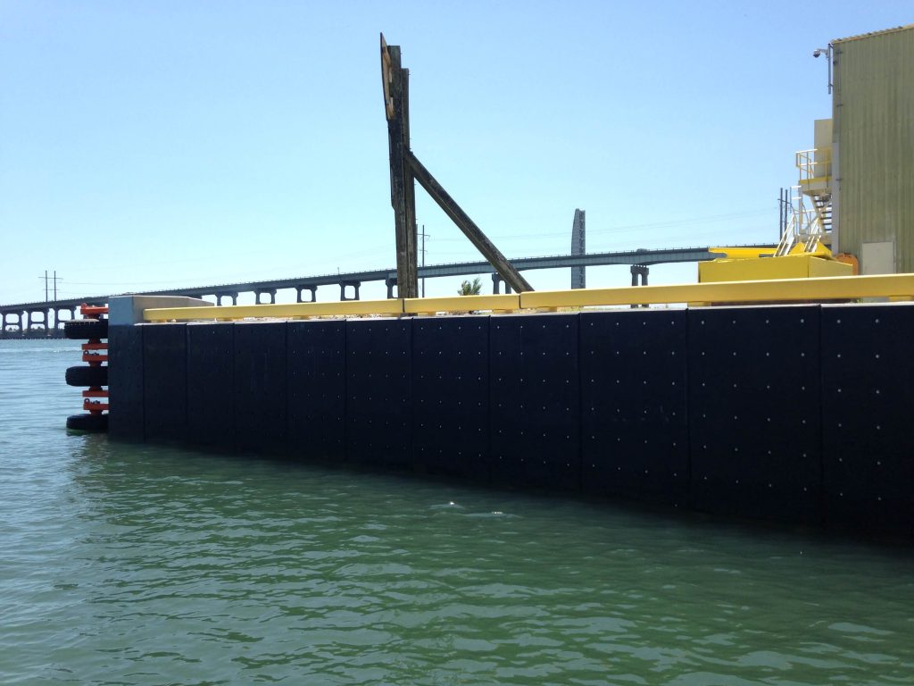 Morehead City, North Carolina ward face repair with new concrete