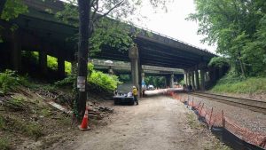 vodt pile repairs for bridge in richmond