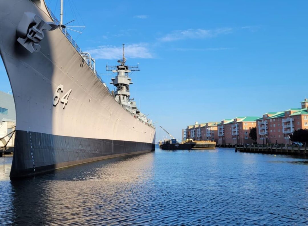 USS WISCONSIN BERTHING DREDGING