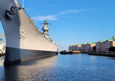 USS WISCONSIN BERTHING DREDGING