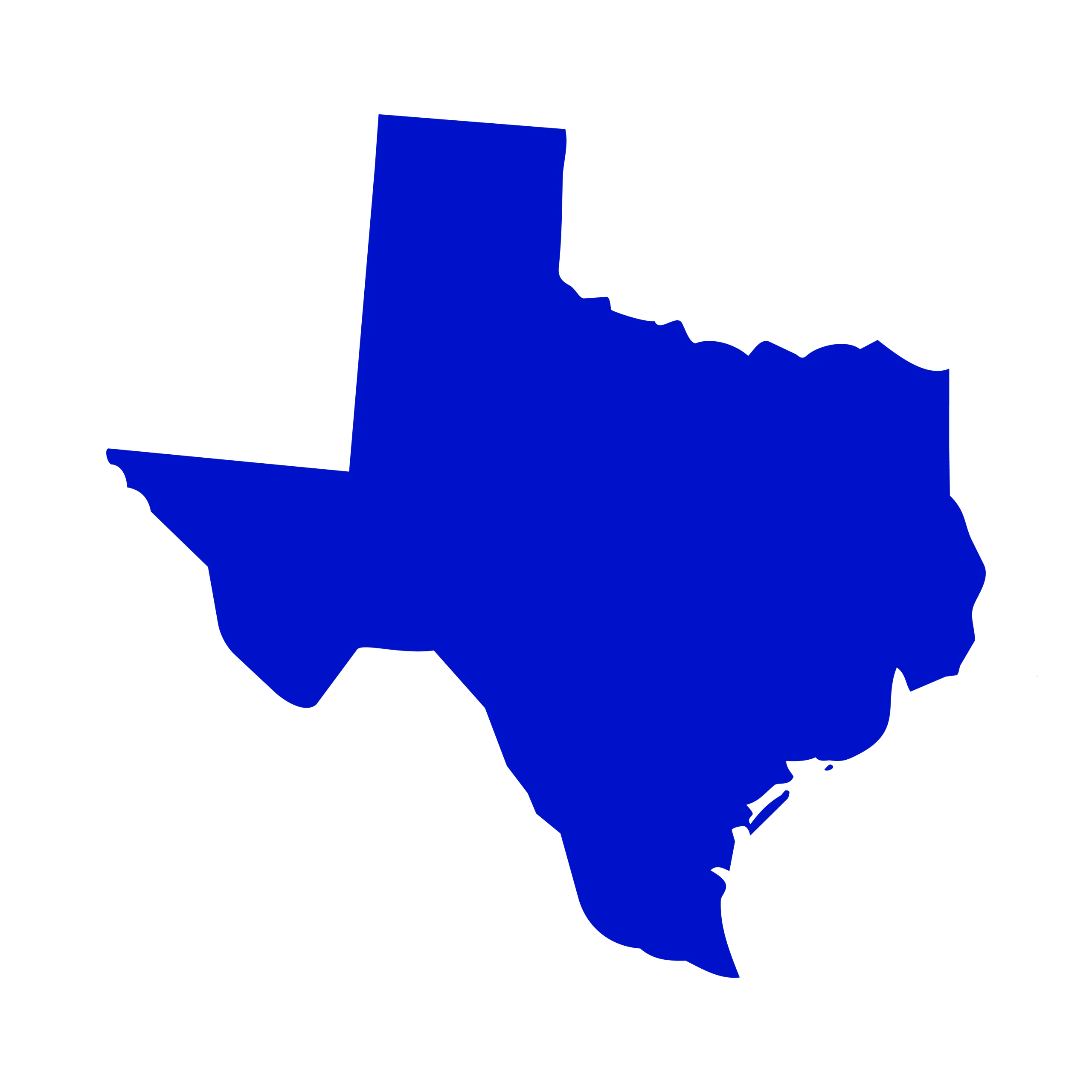 Marine Construction Locations - Texas Outline
